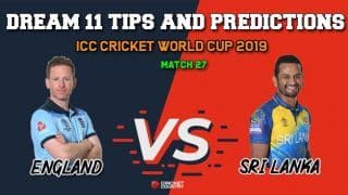 ENG vs SL Dream11 Prediction, Cricket World Cup 2019: Best Playing XI Players to Pick for Today’s Match between England and Sri Lanka at 3 PM